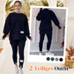 Lässiges Sweatshirt-Leggings-Set für Frauen