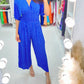 💖Jumpsuit mit elastischer Taille und Punktemuster