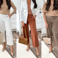 ⏳2025 HEISSER VERKAUF 49% RABATT⏳Stretch Twill Hose mit weitem Bein
