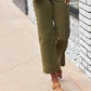 ⏳2025 HEISSER VERKAUF 49% RABATT⏳Stretch Twill Hose mit weitem Bein
