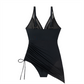 🌷Sommer Heißer Verkauf-50% Rabatt🍧Schlankmachender transparenter Sarong-Wickel-Badeanzug aus Netzstoff