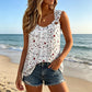 👚 JETZT 50 % RABATT! 🌸Sommer-Tanktop für Damen mit Blumenmuster