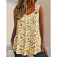 👚 JETZT 50 % RABATT! 🌸Sommer-Tanktop für Damen mit Blumenmuster