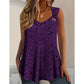 👚 JETZT 50 % RABATT! 🌸Sommer-Tanktop für Damen mit Blumenmuster