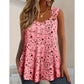 👚 JETZT 50 % RABATT! 🌸Sommer-Tanktop für Damen mit Blumenmuster